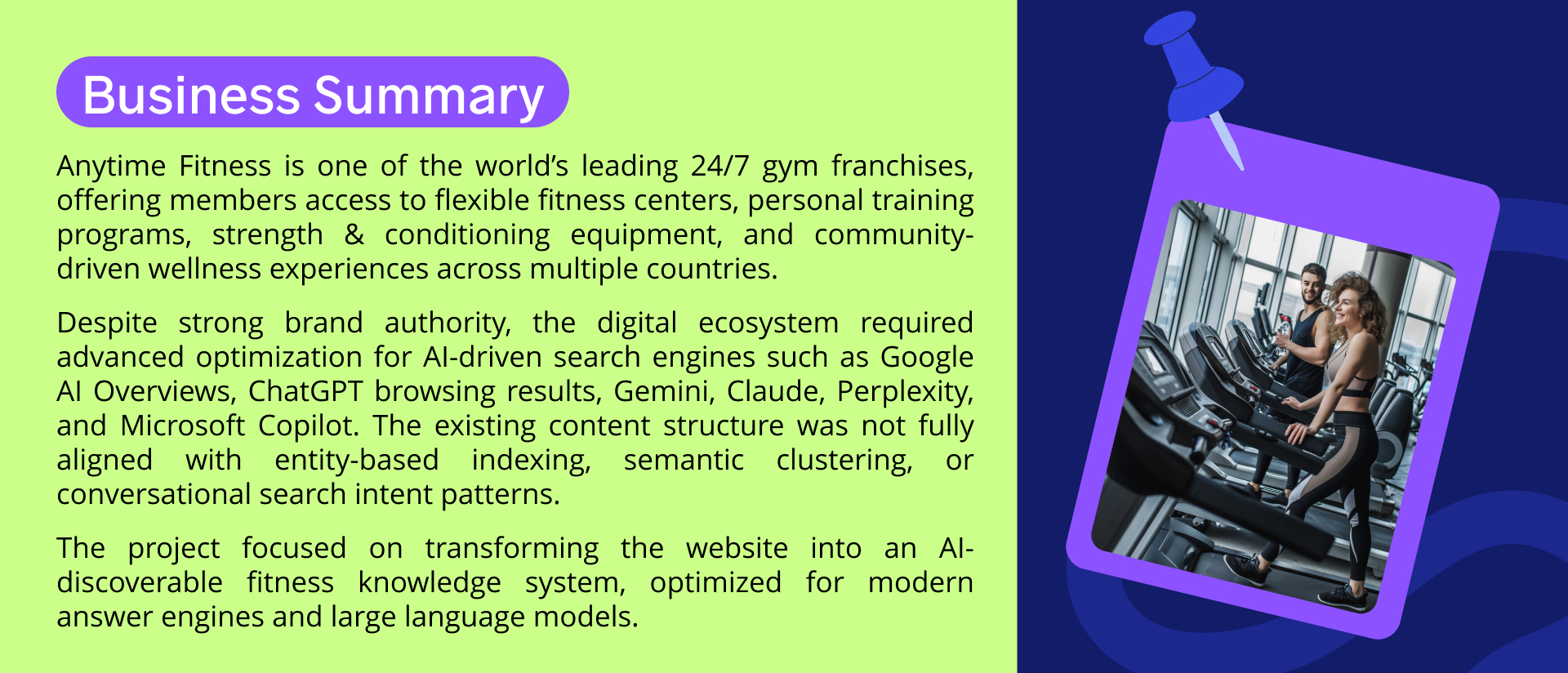 Fitness AI SEO Case Study | Page 1